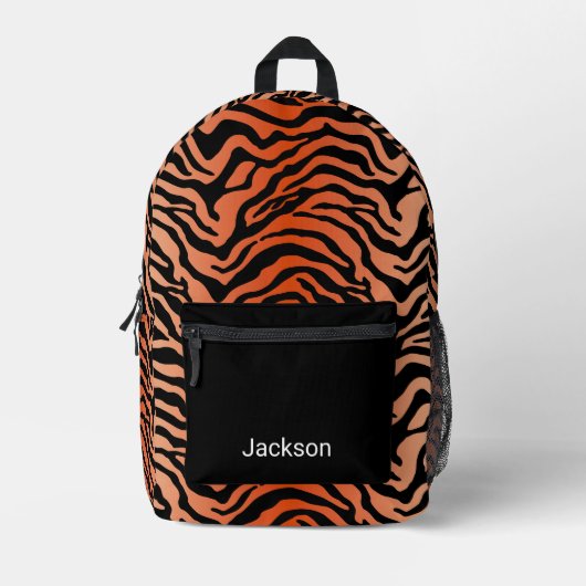 Tiger Bedruckter Rucksack (Vorderseite)