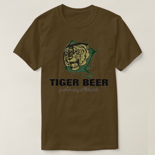 Tiger Beer Retro Defunktional Breweriana T-Shirt (Design vorne)