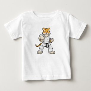 Tiger bei Martial Arts Karate Baby T-shirt