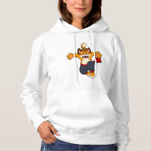 Tiger bei Martial Arts Karate Hoodie