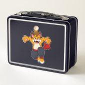 Tiger bei Martial Arts Karate Metall Brotdose (Rückseite)