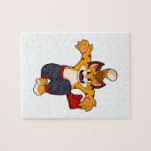 Tiger bei Martial Arts Karate Puzzle (Horizontal)