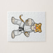 Tiger bei Martial Arts Karate Puzzle (Horizontal)