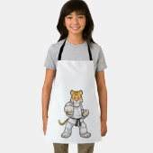 Tiger bei Martial Arts Karate Schürze (Insitu)