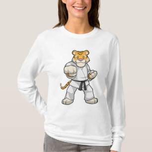 Tiger bei Martial Arts Karate T-Shirt