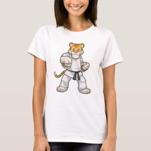 Tiger bei Martial Arts Karate T-Shirt