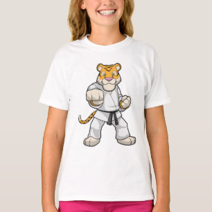 Tiger bei Martial Arts Karate T-Shirt