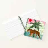 Tiger bei Sonnenaufgang Notizblock (Innenseite)