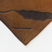 Tiger bei Sonnenuntergang Fleecedecke (Ecke)