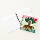 Tiger bei Sonnenuntergang Notizblock (Innenseite)