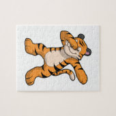 Tiger beim Hip Hop Dance Dab Puzzle (Horizontal)