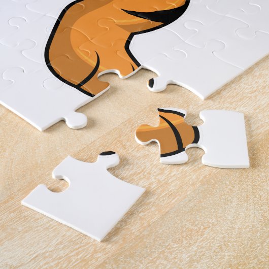 Tiger beim Hip Hop Dance Dab Puzzle (Seite)