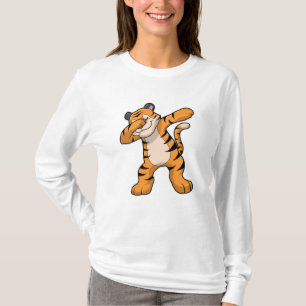 Tiger beim Hip Hop Dance Dab T-Shirt
