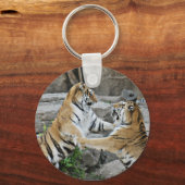 TIGER BEKÄMPFUNG - AKTIONSFOTOGRAPH SCHLÜSSELANHÄNGER (Vorderseite)