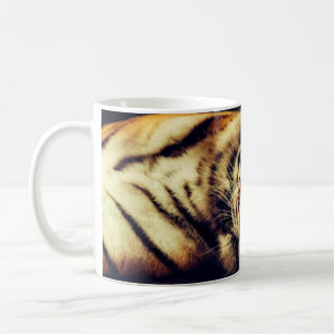 Tiger beobachtet dich kaffeetasse