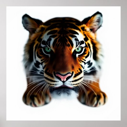 Tiger-Beobachtung Poster (Vorne)
