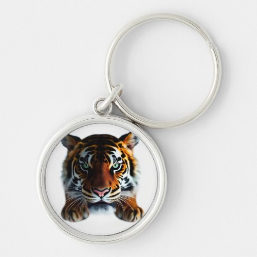 Tiger-Beobachtung Schlüsselanhänger (Vorne)