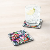 Tiger Beverage Coaster | Abstrakt Zeichnend Tiger Getränkeuntersetzer (Rechte Seite)