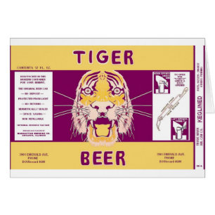 Tiger-Bier Manhattan, das Dose Chicagos Illinois