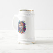 Tiger Bierglas (Vorderseite Links)