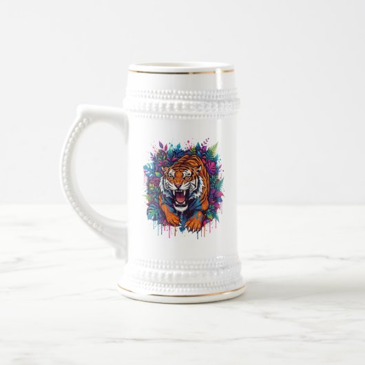 Tiger Bierglas (Links)