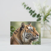 Tiger Big Cat Nature Wildlife Picture Postkarte (Stehend Vorderseite)