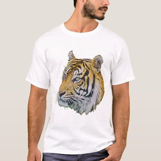 Tiger-Bild T-Shirt (Vorderseite)