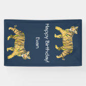 Tiger Birthday Banner (Horizontal)