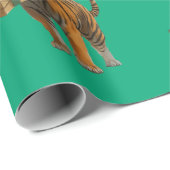 Tiger Birthday Geschenkpapier (Rolleneckpunkt)