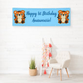 Tiger Birthday Party Banner (Insitu)