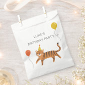 Tiger Birthday Party Geschenktütchen (Ausgeschnitten)