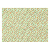 Tiger Birthday Party Green Tischdecke (Vorderseite (Horizontal))