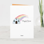 Tiger Birthday Party Karte (Rückseite)