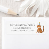 Tiger Birthday Rücksendeadresse (Insitu)