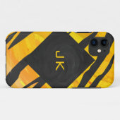 Tiger Black and Orange Print Case-Mate iPhone Hülle (Rückseite (Horizontal))