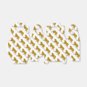 Tiger Black and Orange Print Geschenkschachtel (Ungefaltet)