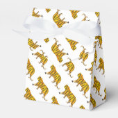 Tiger Black and Orange Print Geschenkschachtel (Vorderseite)