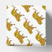 Tiger Black and Orange Print Geschenkschachtel (Oben)