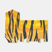 Tiger Black and Orange Print Geschenkschachtel (Ungefaltet)