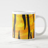 Tiger Black and Orange Print Jumbo-Tasse (Rechts)