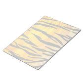 Tiger Black and Orange Print Notizblock (angewinkelt)