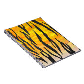 Tiger Black and Orange Print Notizblock (Rechte Seite)