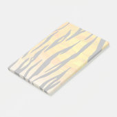 Tiger Black and Orange Print Post-it Klebezettel (angewinkelt)