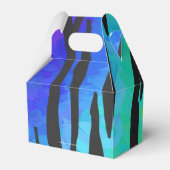 Tiger Black and Rainbow-Geschenke Geschenkschachtel (Rückseite)