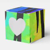 Tiger Black and Rainbow-Geschenke Geschenkschachtel (Vorderseite)