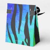 Tiger Black and Rainbow-Geschenke Geschenkschachtel (Rückseite)