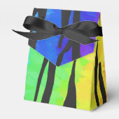 Tiger Black and Rainbow-Geschenke Geschenkschachtel (Vorderseite)