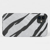 Tiger Black and White Print Case-Mate iPhone Hülle (Rückseite (Horizontal))