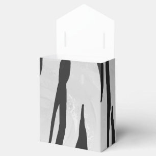 Tiger Black and White Print Geschenkschachtel