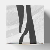 Tiger Black and White Print Geschenkschachtel (Oben)